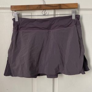 Lululemon play off the pleats skirt